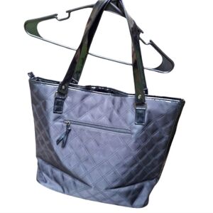 Mary Kay Elegant Black Quilted Tote Bag